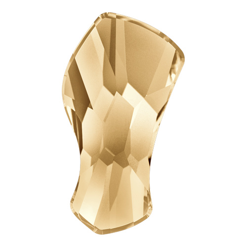 2798 - 8mm - Light Colorado Topaz F (246) - Contour No Hot Fix Flat Back Crystal