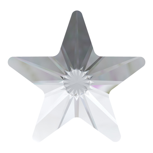 2816 - 5mm - Crystal F (001) - Star Hot Fix Flat Back Crystal
