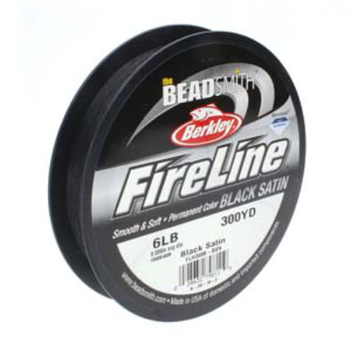 Fireline - 6LB .006" / .15mm Black Satin - 300 yd / 274m Roll - FL06BK300