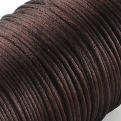 2mm Satin Cord - Brown