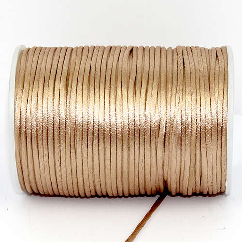 2mm Satin Cord - Caramel