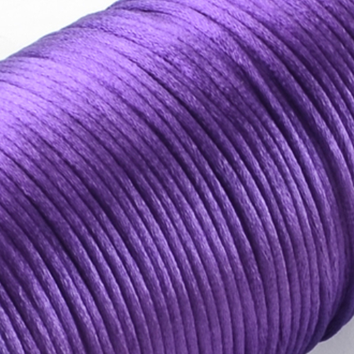 2mm Satin Cord - Purple
