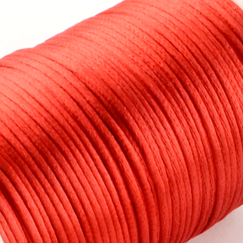 2mm Satin Cord - Red