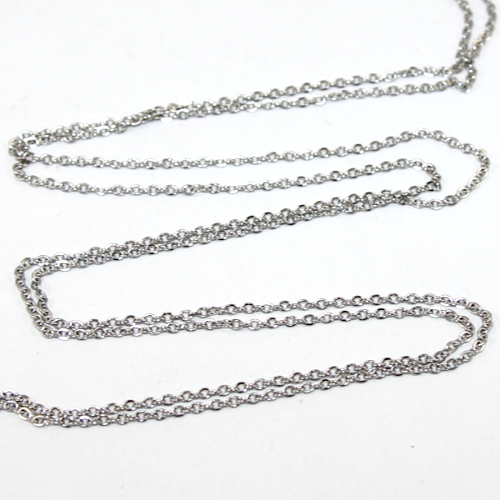 1mm x 1.5mm 304 Stainless Steel Cable Chain - 10m Spool