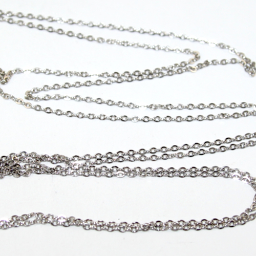 1.5mm x 2mm 304 Stainless Steel Cable Chain - 10m Spool