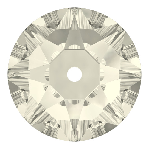 3188 - 3mm - Crystal Moonlight F (001 MOL) - Xirius Round Lochrose Sew-On Crystal