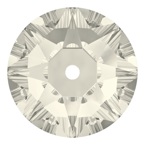 3188 - 3mm - Crystal Silver Shade F (001 SSHA) - Xirius Round Lochrose Sew-On Crystal