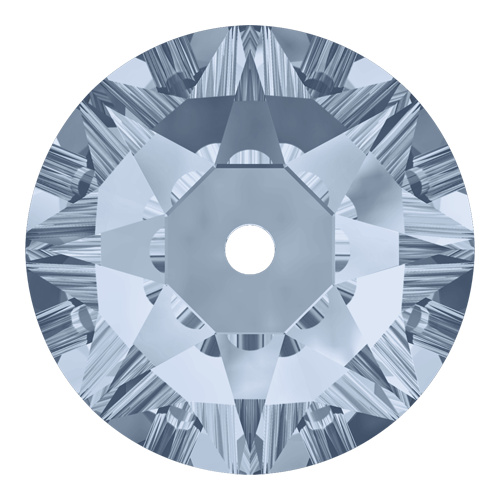 3188 - 4mm - Crystal Blue Shade F (001 BLSH) - Xirius Round Lochrose Sew-On Crystal