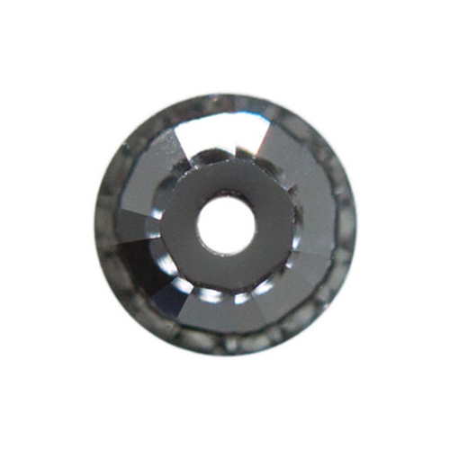 3188 - 4mm - Crystal Silver Night F (001 SINI) - Xirius Round Lochrose Sew-On Crystal
