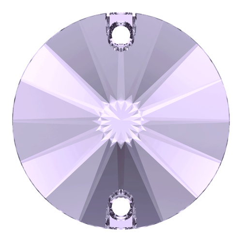 3200 - 14mm - Smoky Mauve F (265) - Two Hole Rivoli Sew-On Crystal