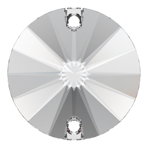 3200 - 16mm - Crystal F (001) - Two Hole Rivoli Sew-On Crystal