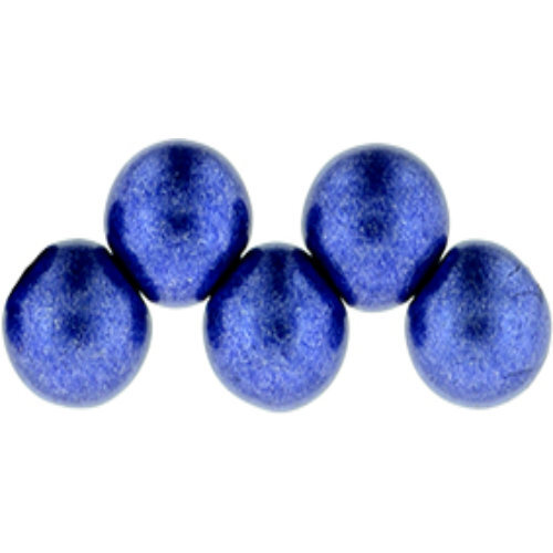 6mm Top Hole Bead - ColorTrends: Saturated Metallic Riverside - 25 Bead Strand