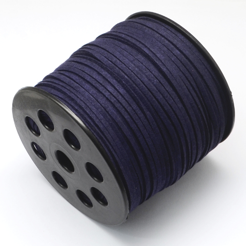 3mm Faux Suede Cord - Midnight Blue