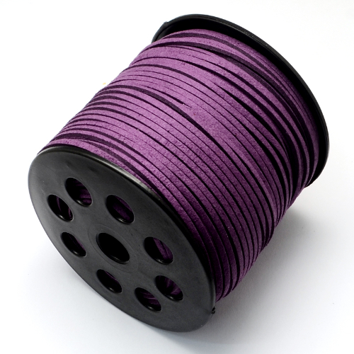 3mm Faux Suede Cord - Purple
