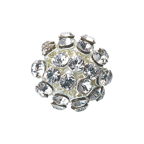 40512 - 12mm - Crystal Silver Night F (001 SINI) - Crystal Mesh Ball - Bead Style - Loose Bead