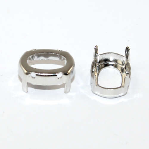 10mm x 14mm 4120 Oval Frame - Platinum - Pack of 2