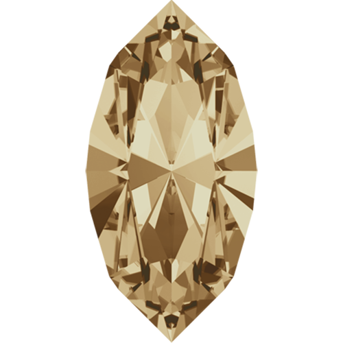 4228 - 10mm x 5mm - Crystal Golden Shadow F (001 GSHA) - Xilion Navette