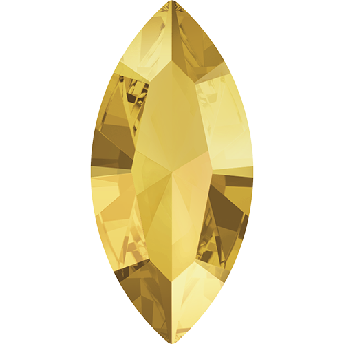 4228 - 10mm x 5mm - Crystal Metallic Sunshine F (001 METSH) - Xilion Navette