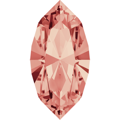 4228 - 15mm x 7mm - Rose Peach F (262) - Xilion Navette