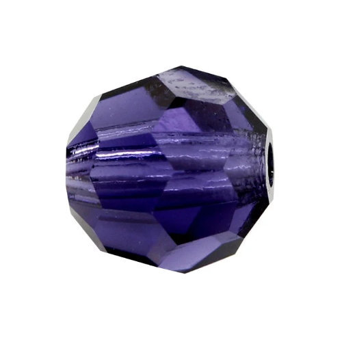 4mm Deep Tanzanite - 20480 - MC Round Bead - Simple - 451 19 602