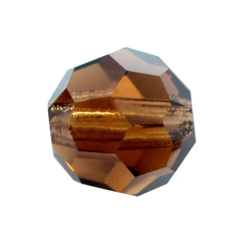 6mm Smoked Topaz - 10220 - MC Round Bead - Simple - 451 19 602 - Factory Pack
