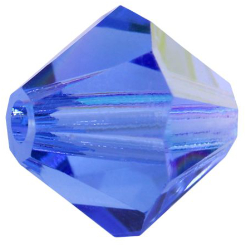 3mm x 2.4mm Sapphire AB - 30050AB - MC Rondelle Beads - 451 69 302