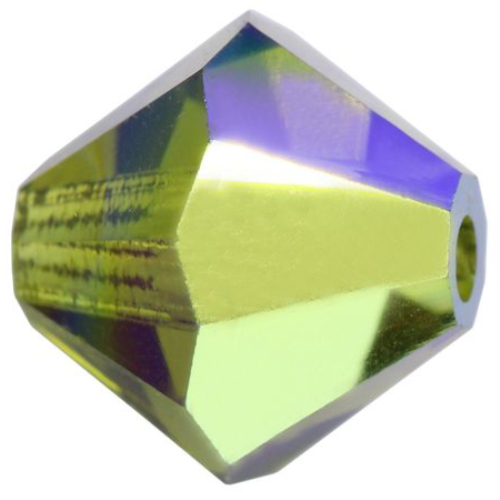 3mm x 2.4mm Olivine AB - 50230AB - MC Rondelle Beads - 451 69 302
