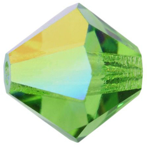 3mm x 2.4mm Peridot AB - 50520AB - MC Rondelle Beads - 451 69 302