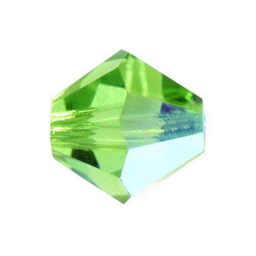3mm x 2.4mm Peridot Glitter - 50520GL - MC Rondelle Beads - 451 69 302