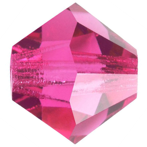 3mm x 2.4mm Rose - 70010 - MC Rondelle Beads - 451 69 302