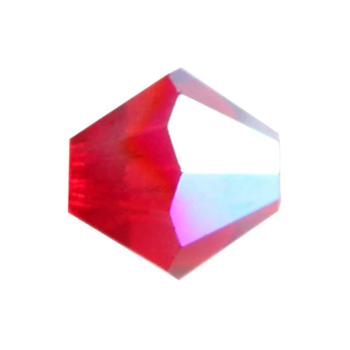 3mm x 2.4mm Light Siam Glitter - 90070GL - MC Rondelle Beads - 451 69 302