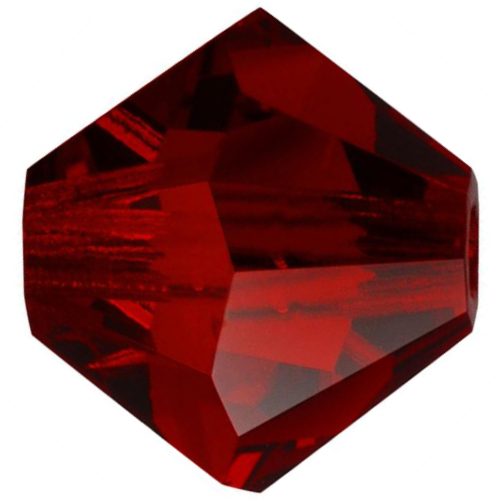 3mm x 2.4mm Siam - 90090 - MC Rondelle Beads - 451 69 302