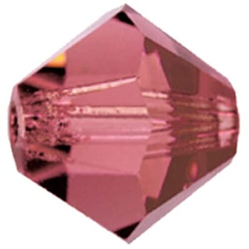 3mm x 2.4mm Light Burgundy - 90095 - MC Rondelle Beads - 451 69 302