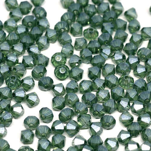 4mm x 3.6mm Crystal Teal Luster - 00030-14459 - MC Rondelle Beads - 451 69 302