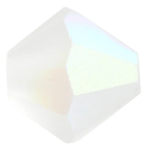 4mm x 3.6mm Crystal AB Matt - 00030ABMATT - MC Rondelle Beads - 451 69 302
