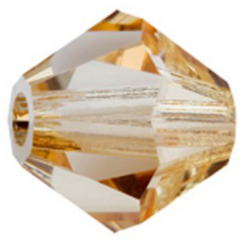 4mm x 3.6mm Crystal Honey - 00030HON - MC Rondelle Beads - 451 69 302