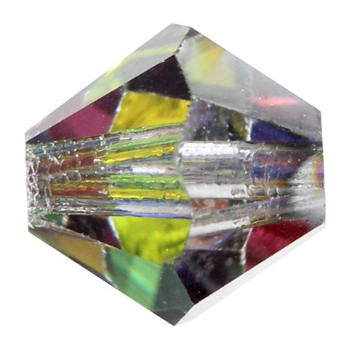 4mm x 3.6mm Crystal Vitrail Medium - 00030VM - MC Rondelle Beads - 451 69 302