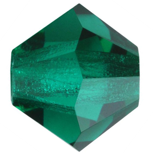 4mm x 3.6mm Emerald - 50730 - MC Rondelle Beads - 451 69 302