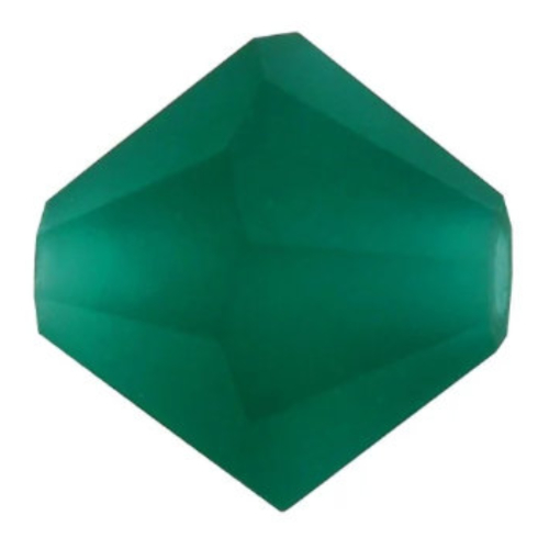4mm x 3.6mm Emerald MATT - 50730MATT - MC Rondelle Beads - 451 69 302