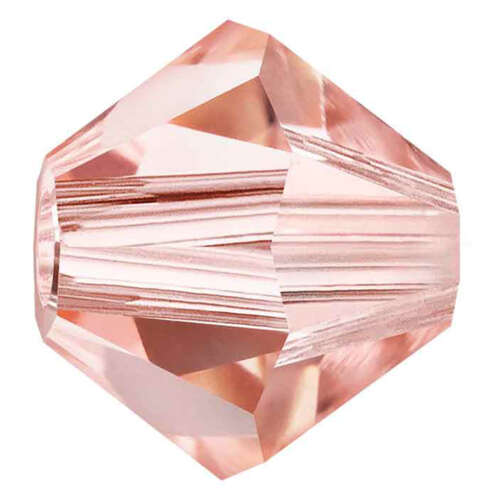 4mm x 3.6mm Rose Peach - 70030 - MC Rondelle Beads - 451 69 302