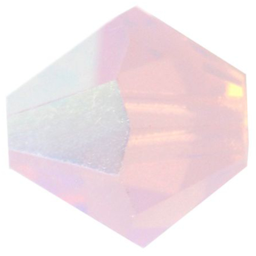 4mm x 3.6mm Rose Opal AB - 71350AB - MC Rondelle Beads - 451 69 302