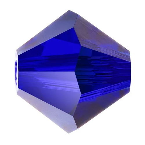 6mm x 5.7mm Cobalt Blue - 30240 - MC Rondelle Beads - 451 69 302