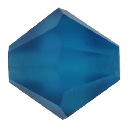 6mm x 5.7mm Capri Blue MATT - 60310MATT - MC Rondelle Beads - 451 69 302