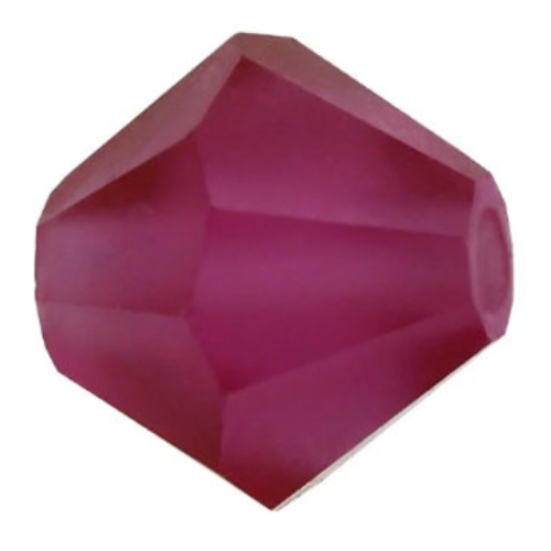 6mm x 5.7mm Fuchsia MATT - 70350MATT - MC Rondelle Beads - 451 69 302