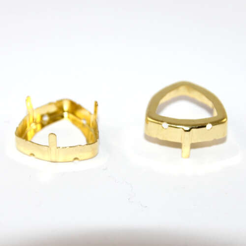 24mm 4706 Trilliant Frame - Bright Gold