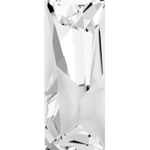 4925 - 29mm x 11.5mm - Crystal F (001) - Kaputt Baquette Fancy Stone