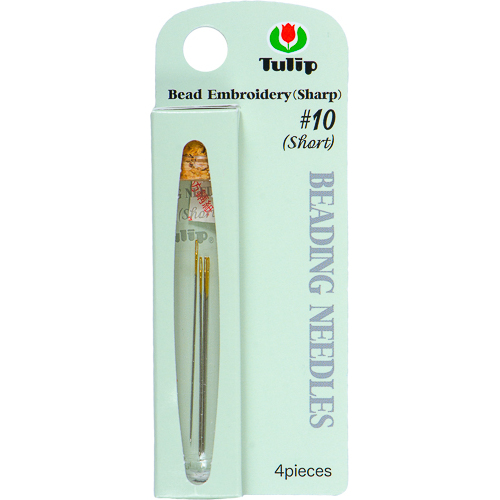 #10 Sharp Short Tulip Bead Embroidery Needles - 4 Pack - U-TBN-002e