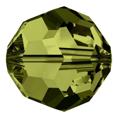 5000 - 4mm - Olivine (228) - Round Crystal Bead