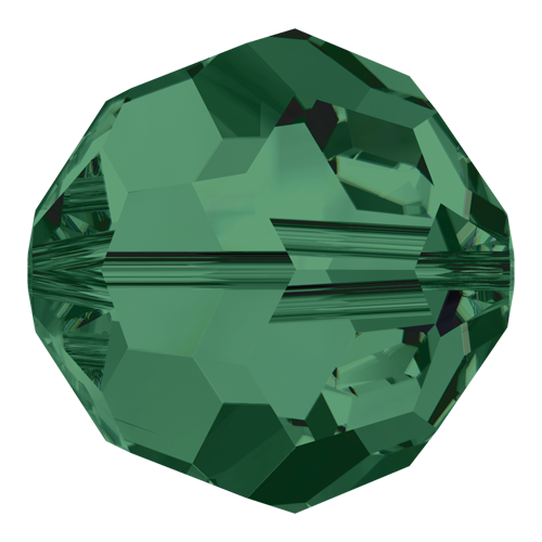 5000 - 5mm - Emerald (205) - Round Crystal Bead