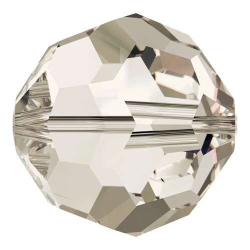 5000 - 6mm - Crystal Silver Shade (001 SSHA) - Round Crystal Bead